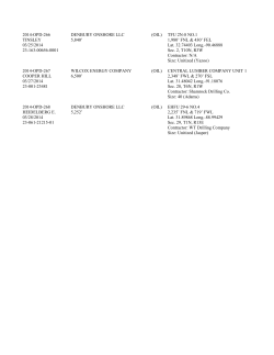 2014-OPD-266 DENBURY ONSHORE LLC (OIL) TFU 2N