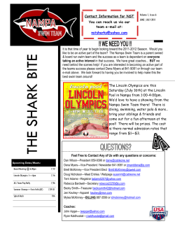 the shark bite - Nampa Swim Team