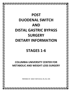post duodenal switch and distal gastric bypass