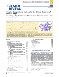 Emerging Computational Methods for the Rational Discovery of