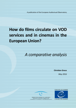 How do films circulate on VOD services and in cinemas in the