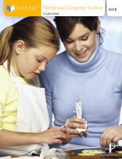 Family and Consumer Science