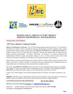 2012 BID ON CULTURE RFP2