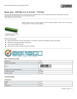 Base strip - MSTBA 2,5/ 2-G-5,08 - 1757242