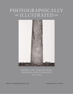 PHOTOGRAPHICALLY ILLUSTRATED. BOOKS AND ALBUMS