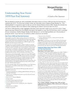 Understanding Your Forms 1099/Year