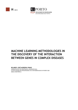 machine learning methodologies in the discovery of the interaction
