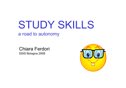study skills - Liceo Galvani
