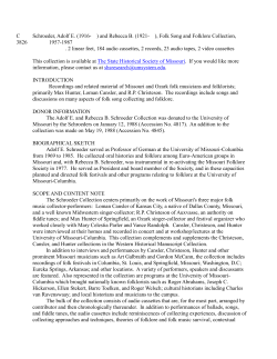 Schroeder, Adolf E. (1916- ) and Rebecca B. (1921- )