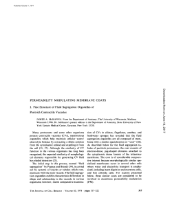 PERMEABILITY MODULATING MEMBRANE COATS