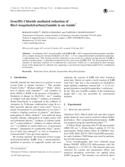 Iron(III) Chloride mediated reduction of Bis(1