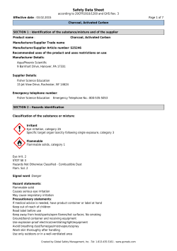 Safety Data Sheet - Fisher Scientific