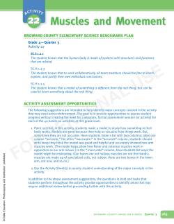 22 Muscles and Movement