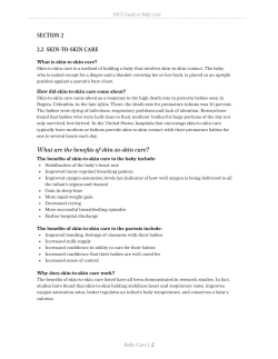 Skin-to-skin care - LifeBridge Health