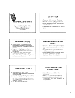 Seizure in-service PowerPoint - Professional Pediatric Home Care