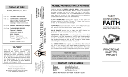February 12, 2017 - Wallenstein Bible Chapel