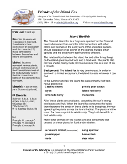 Island Bioweb - Friends of the Island Fox