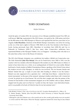 Tory Olympians - Conservative Home