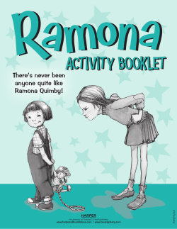 activity booklet - BeverlyCleary.com