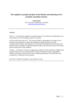 The emphasis on people and place in the identity and marketing of
