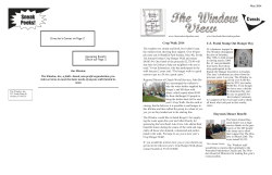 May 2014 - The Window
