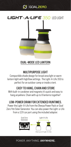 light-a-life - Goal Zero Australia