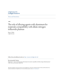 The role of alloying agents with aluminum for