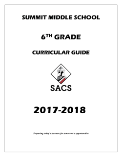 6th grade - Southwest Allen County Schools