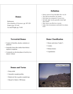 Domes Definition Terrestrial Domes Dome Classification Domes