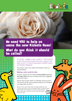 It is simple &ndash; suggest a name, explain in 140 characters or