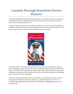 Lansdale Borough Hometown Heroes Banners