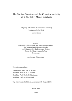 The Surface Structure and the Chemical Activity of V2O3(0001
