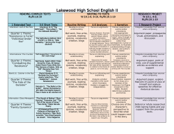 English II - Lakewood City School District