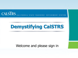 Demystifying CalSTRS
