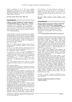 FA2-MS14B-T03 Cellular Automata Modeling of