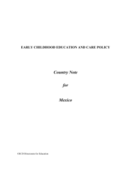 Country Note for Mexico