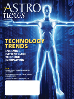 technology trends - American Society for Radiation Oncology