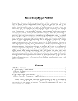 Towards Classical Legal Positivism BB_docx