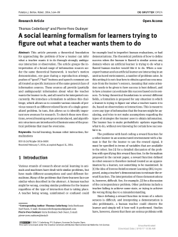 A social learning formalism for learners trying to figure out what a