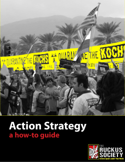 Action Strategy - Tools for Change