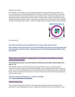 FoodFest, Solar Energy, Seasonal Staff, Student Housing Businesses