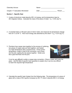 Chemistry Honors