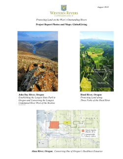 John Day River, Oregon: Establishing the Largest State Park in