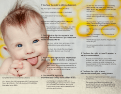 Parent Rights in EI - Ohio Early Intervention