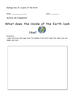 Geology Day 2 Science Journal