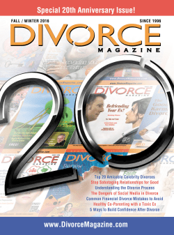 Fall/Winter 2016 - Divorce Magazine