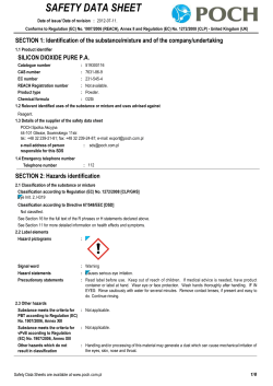 SAFETY DATA SHEET