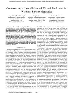 Constructing a Load-Balanced Virtual Backbone
