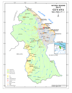 Letter Size Natural Regions Map