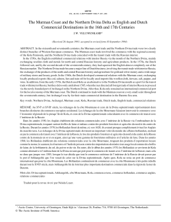 The Murman Coast and the Northern Dvina Delta as English and